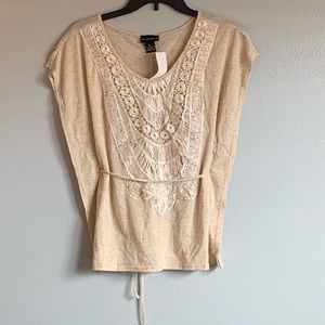 Bay Studio Petite knit top. NWT. S